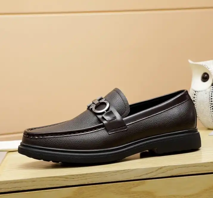 hype Ferragamo Leather Shoes