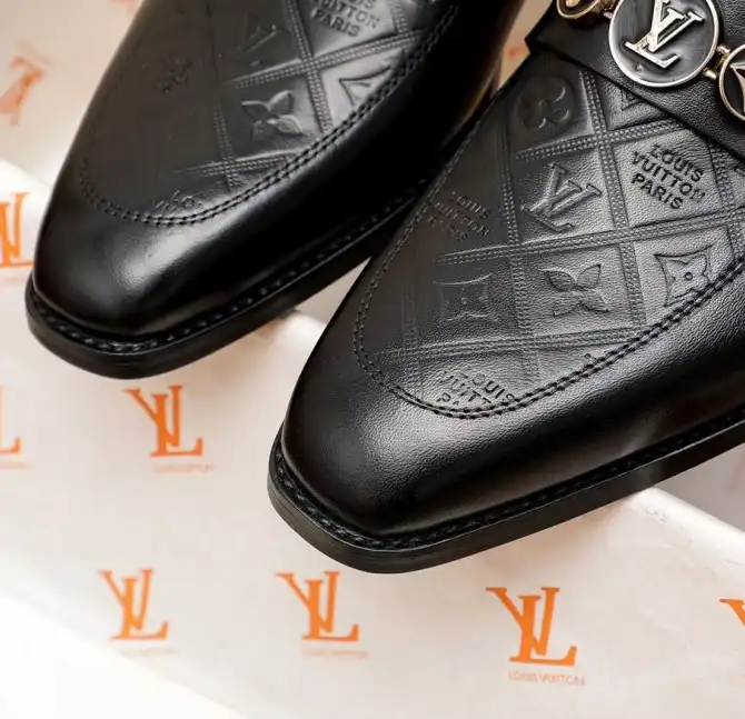 hype LV Leather Shoes