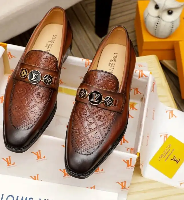 hype LV Leather Shoes