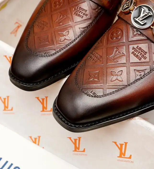 hype LV Leather Shoes