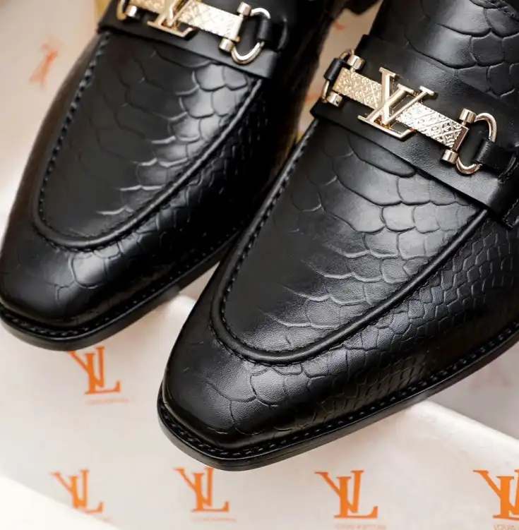 hype LV Leather Shoes