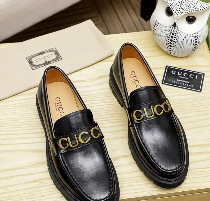 hype Gucci Leather Shoes