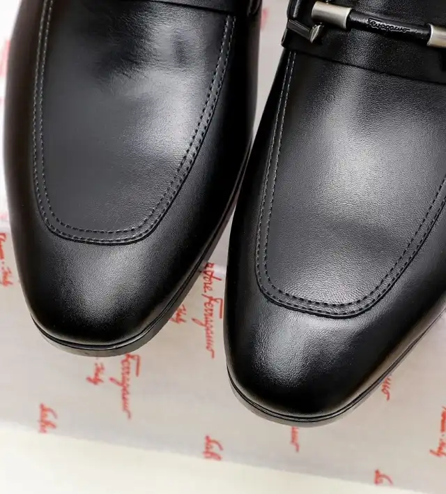 hype Ferragamo Leather Shoes