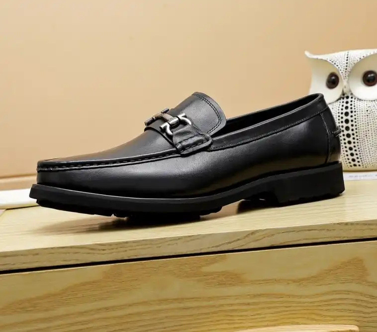 hype Ferragamo Leather Shoes