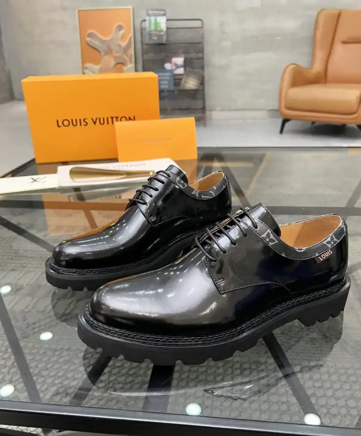 hype LV Leather Shoes