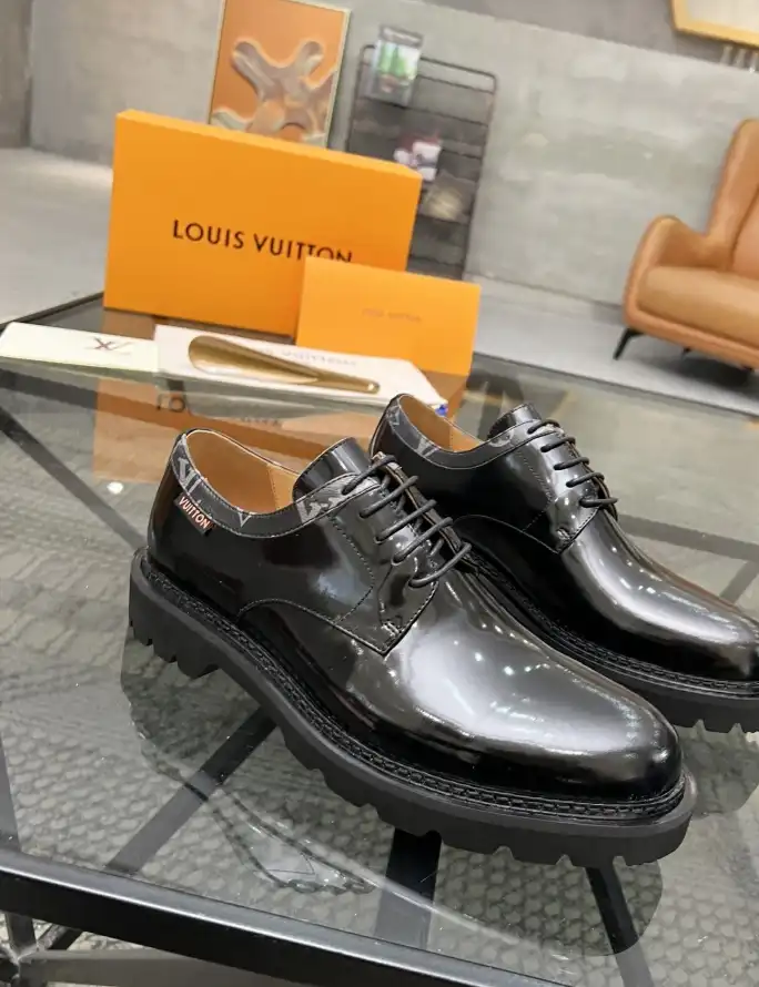 hype LV Leather Shoes