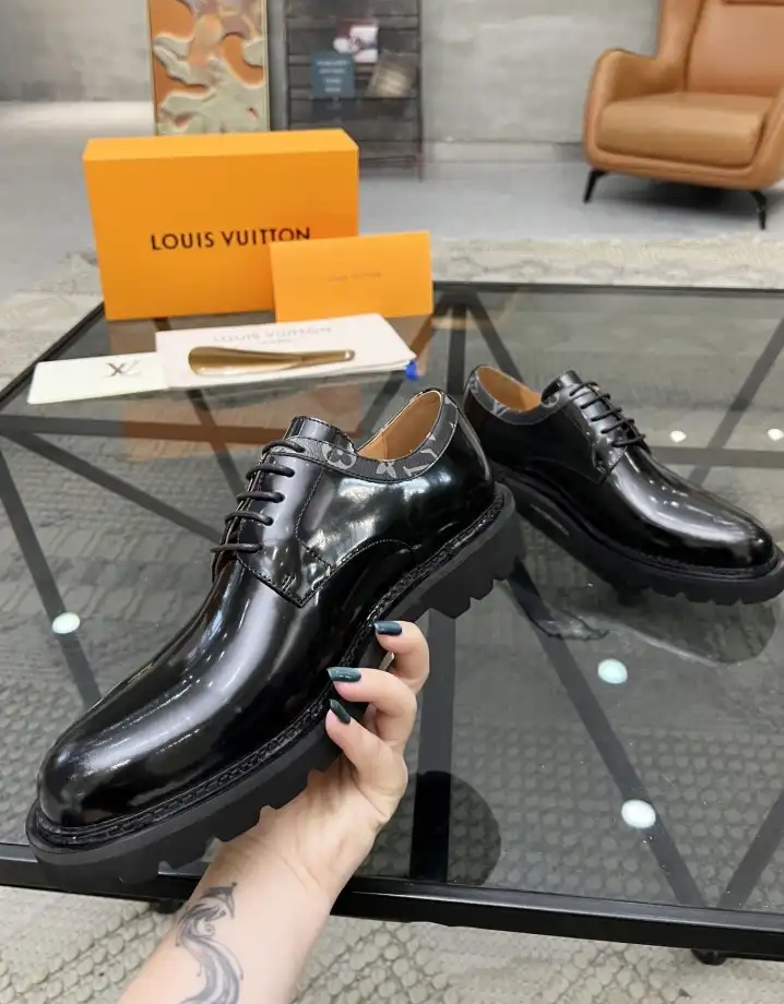 hype LV Leather Shoes