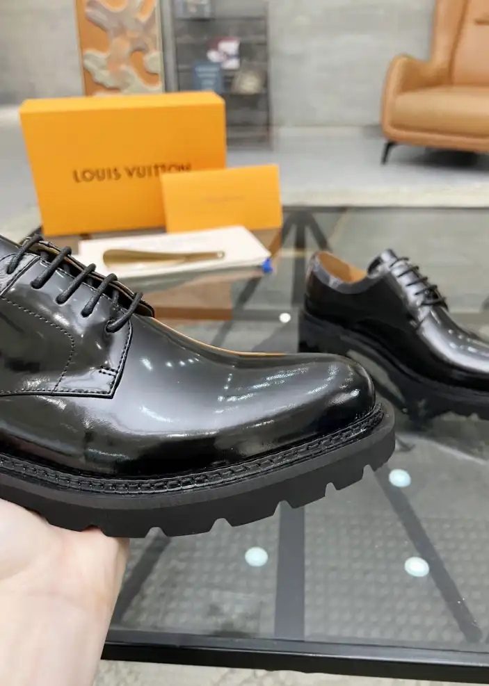 hype LV Leather Shoes