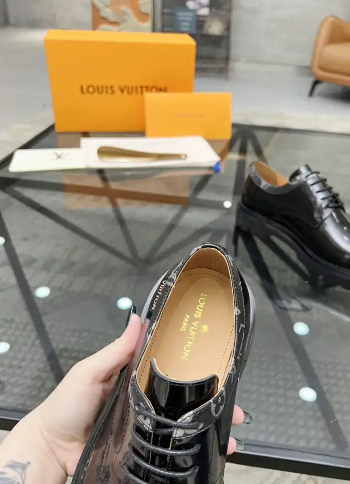 hype LV Leather Shoes