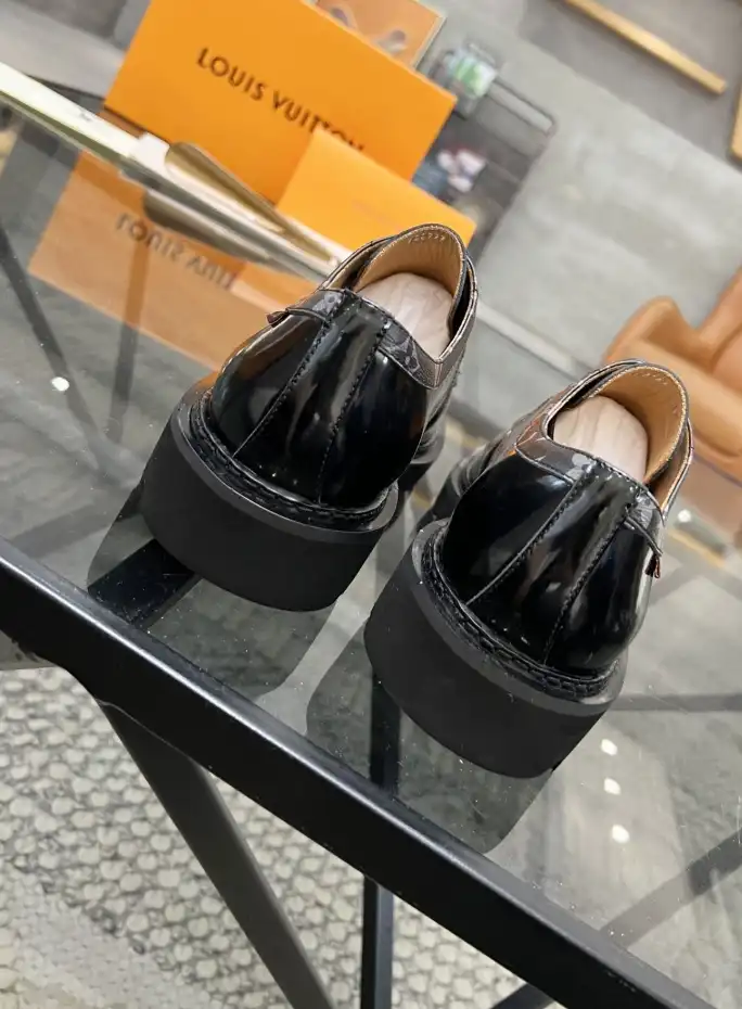 hype LV Leather Shoes