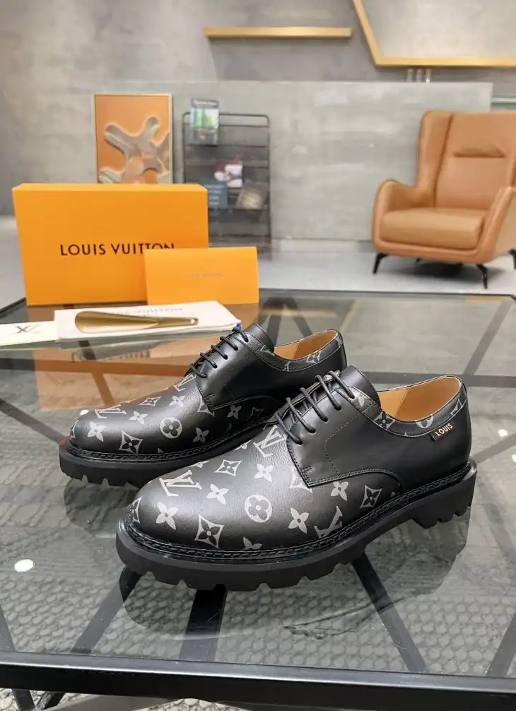 hype LV Leather Shoes