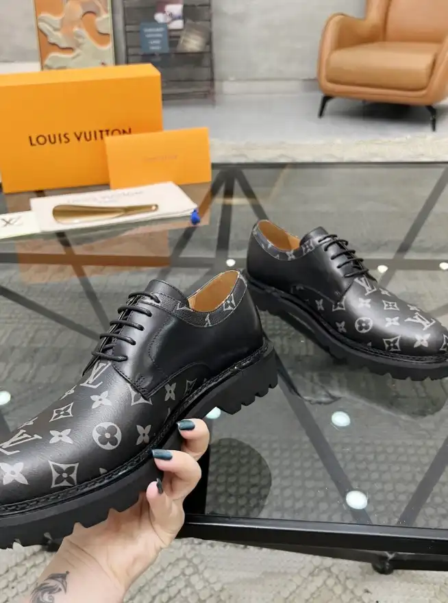 hype LV Leather Shoes