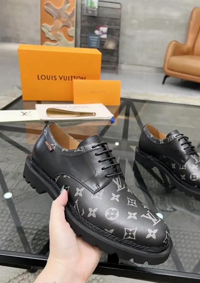 hype LV Leather Shoes