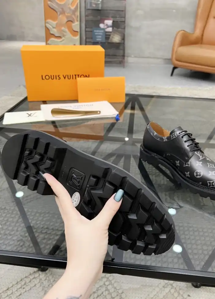 hype LV Leather Shoes