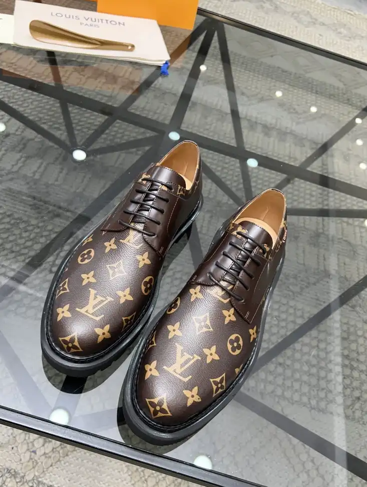 hype LV Leather Shoes