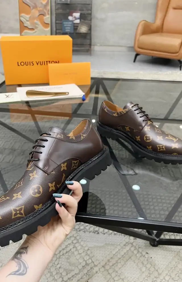 hype LV Leather Shoes