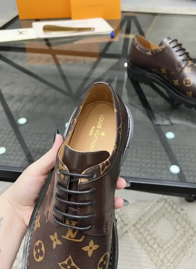 hype LV Leather Shoes