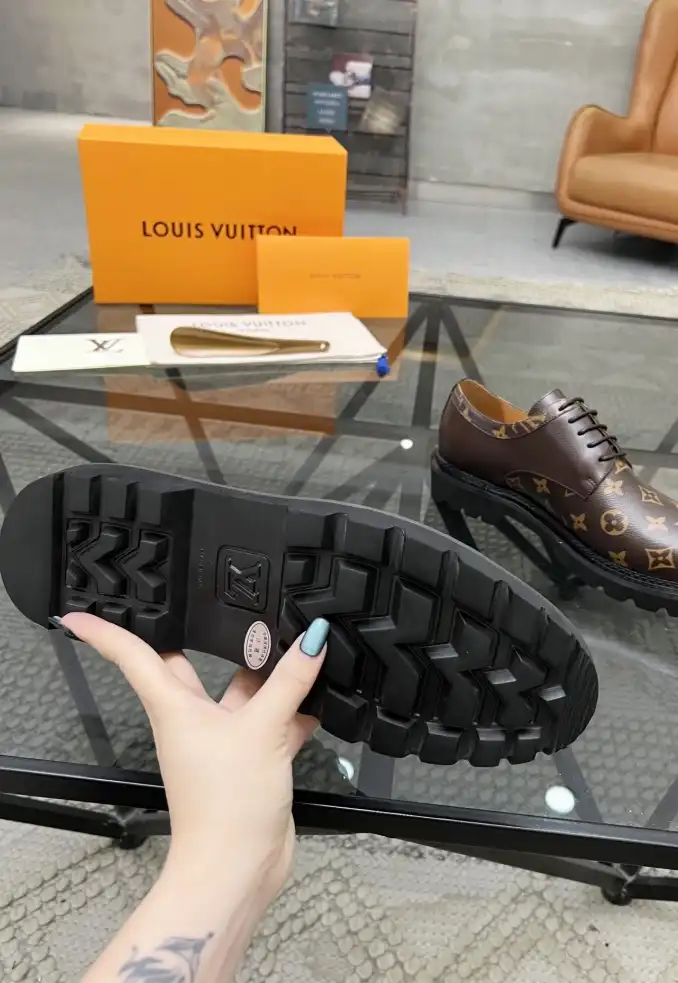 hype LV Leather Shoes