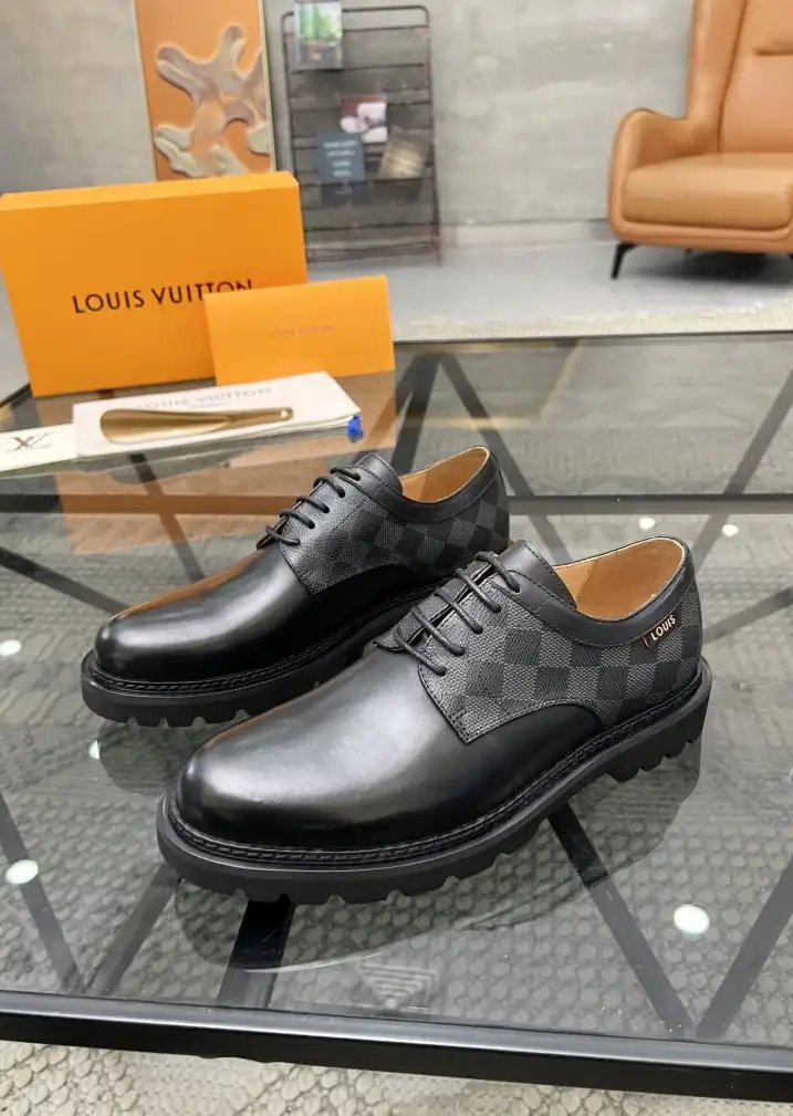 hype LV Leather Shoes