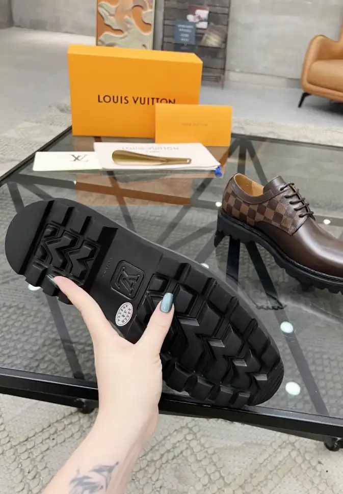 hype LV Leather Shoes