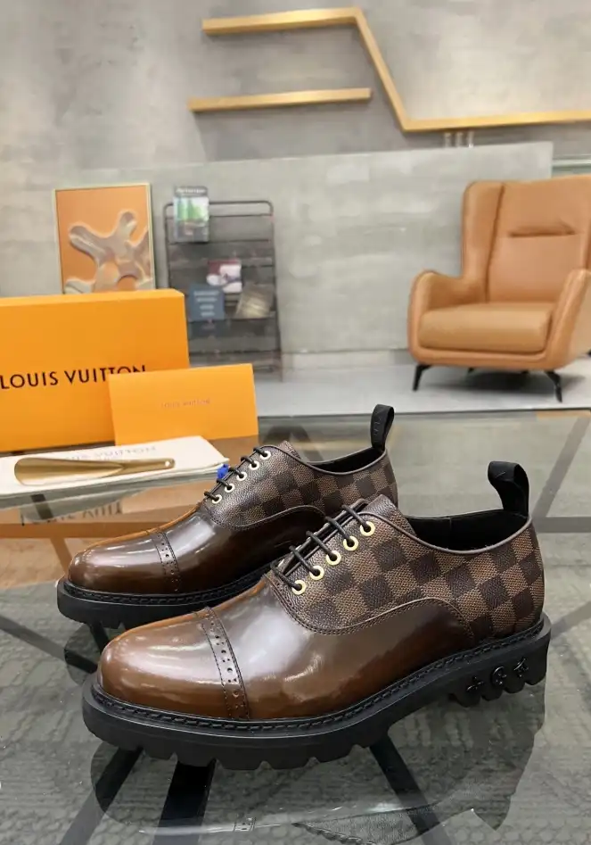 hype LV Leather Shoes