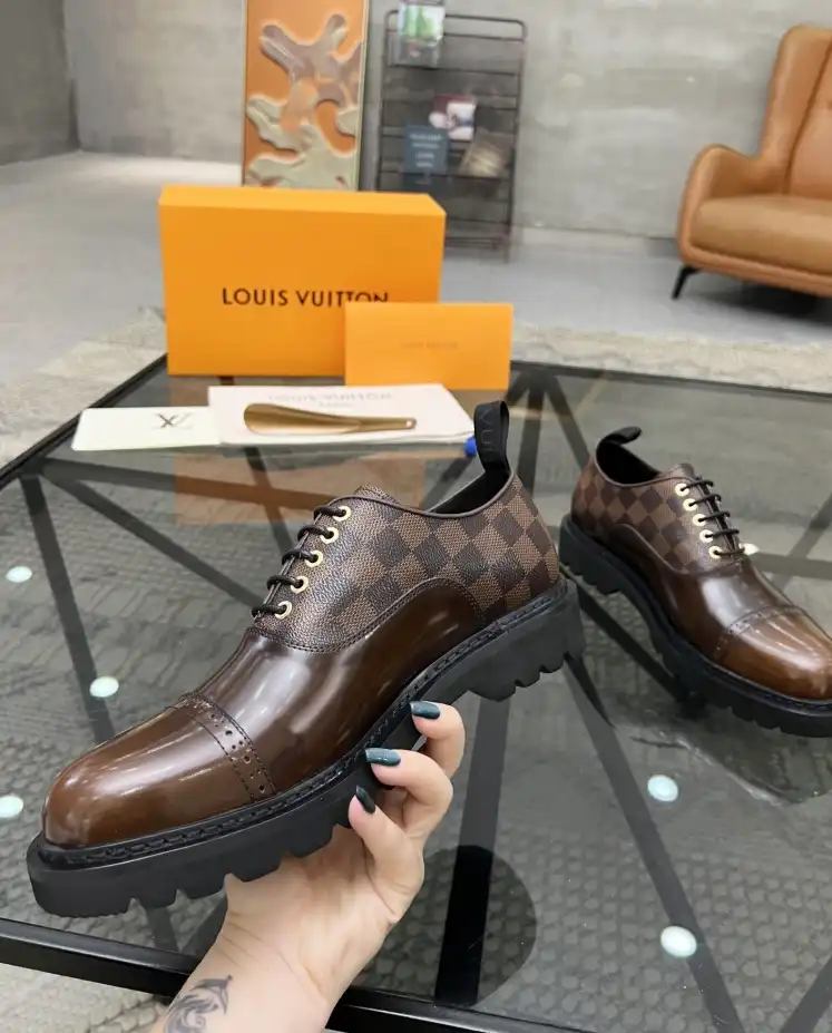 hype LV Leather Shoes