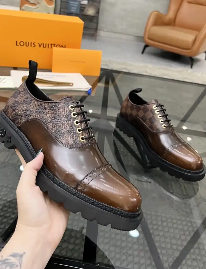 hype LV Leather Shoes