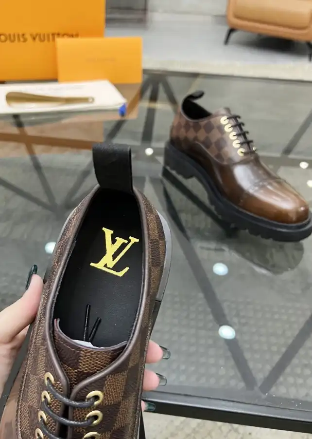 hype LV Leather Shoes