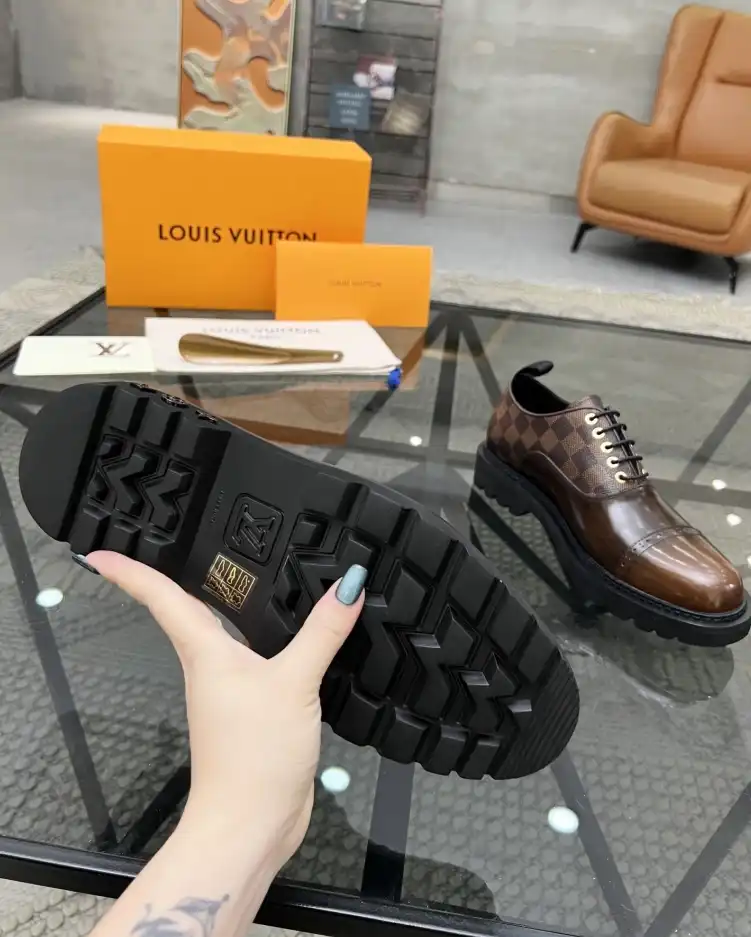 hype LV Leather Shoes