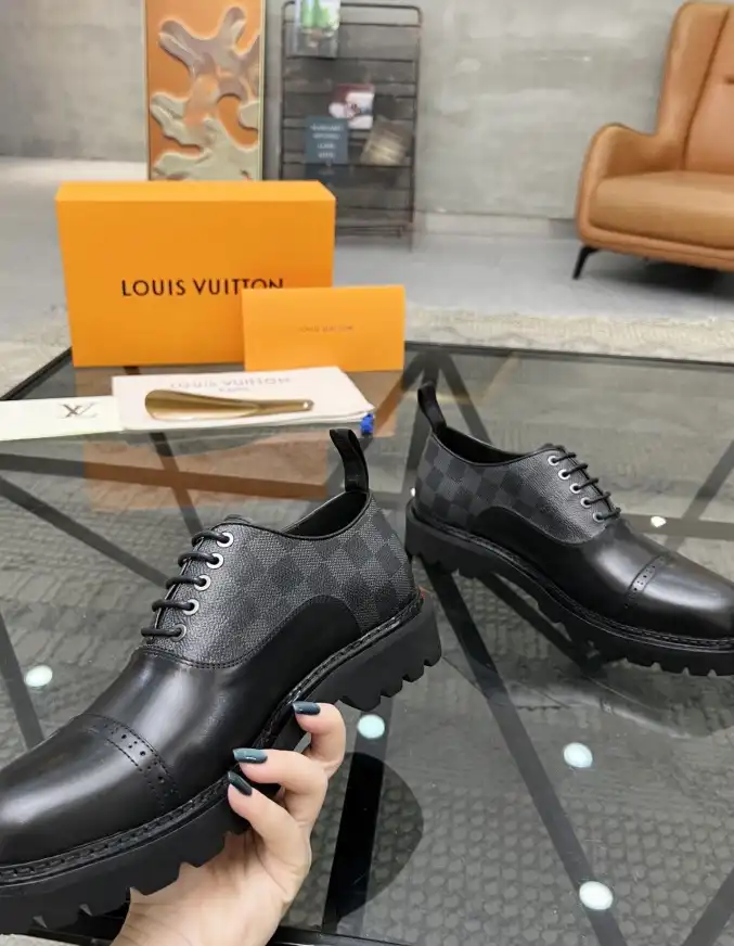 hype LV Leather Shoes