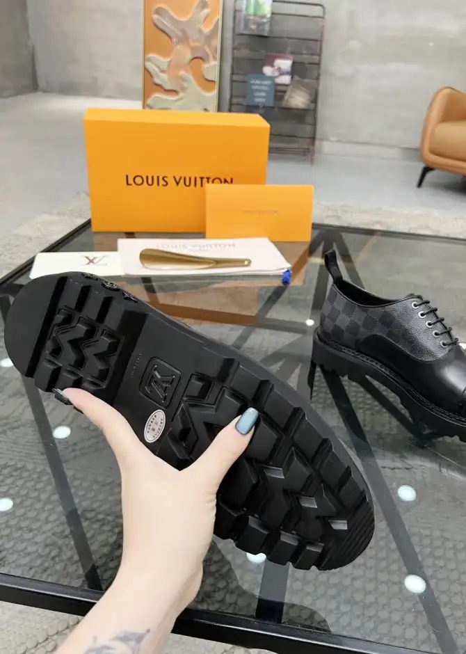 hype LV Leather Shoes