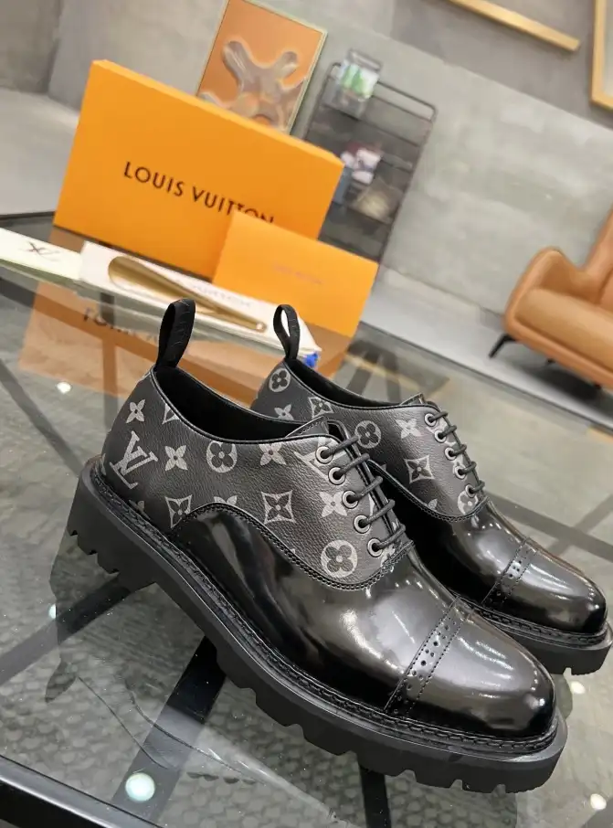 hype LV Leather Shoes