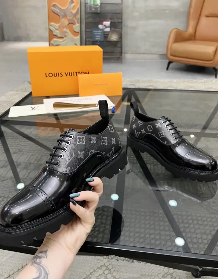 hype LV Leather Shoes