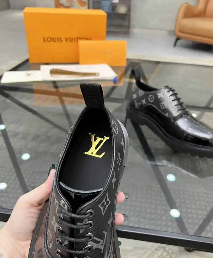 hype LV Leather Shoes