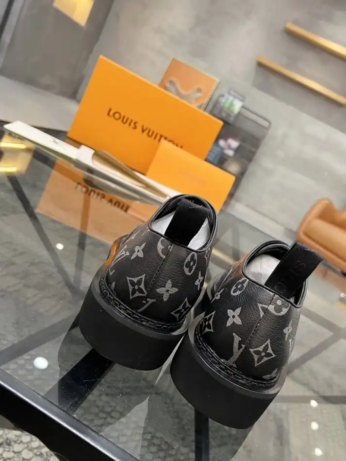 hype LV Leather Shoes