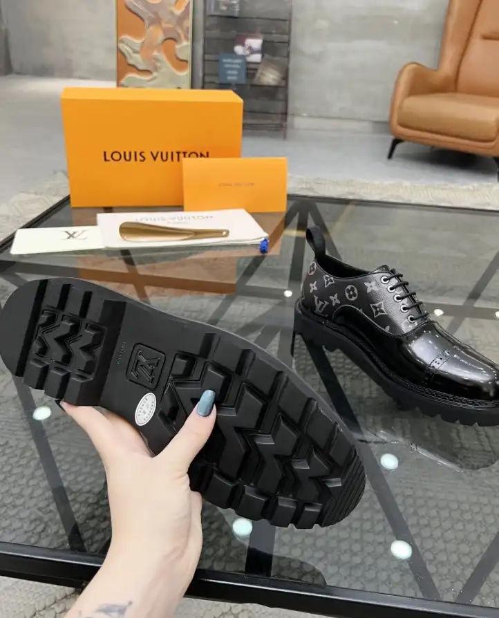 hype LV Leather Shoes