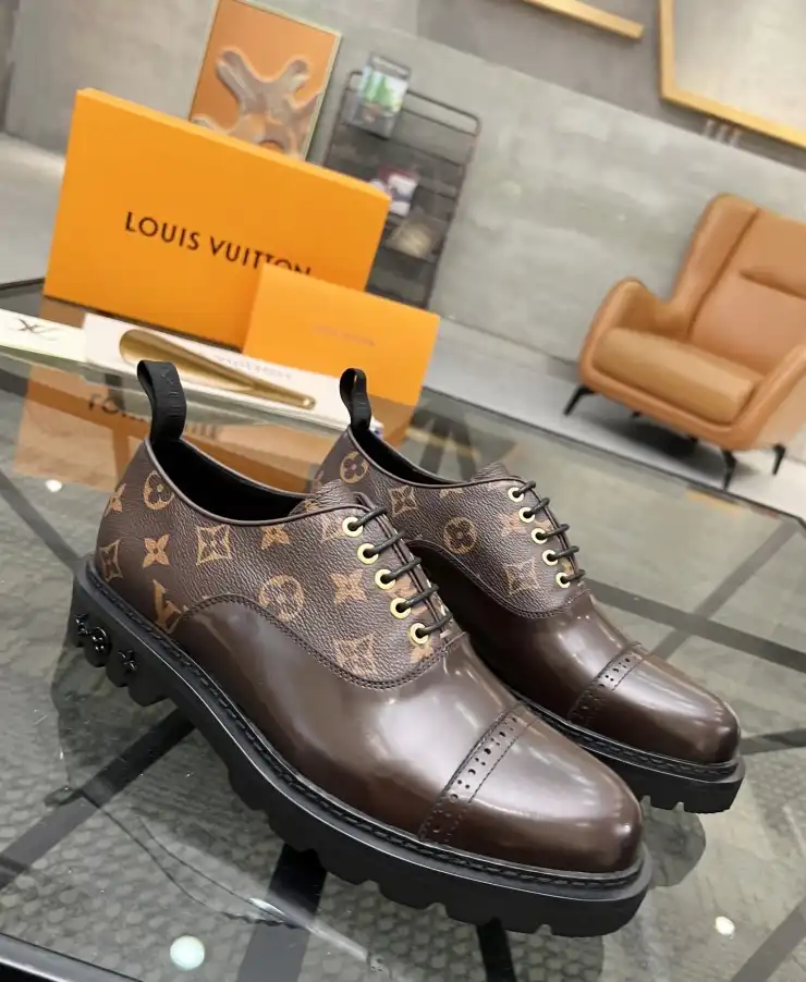 hype LV Leather Shoes