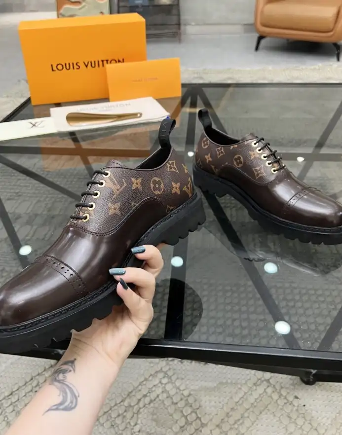 hype LV Leather Shoes