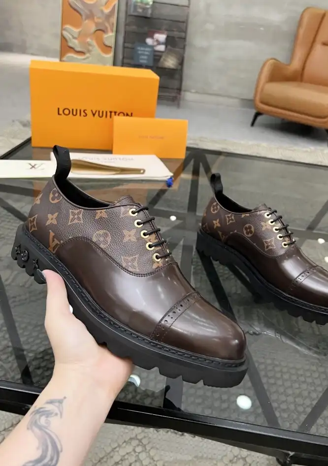 hype LV Leather Shoes