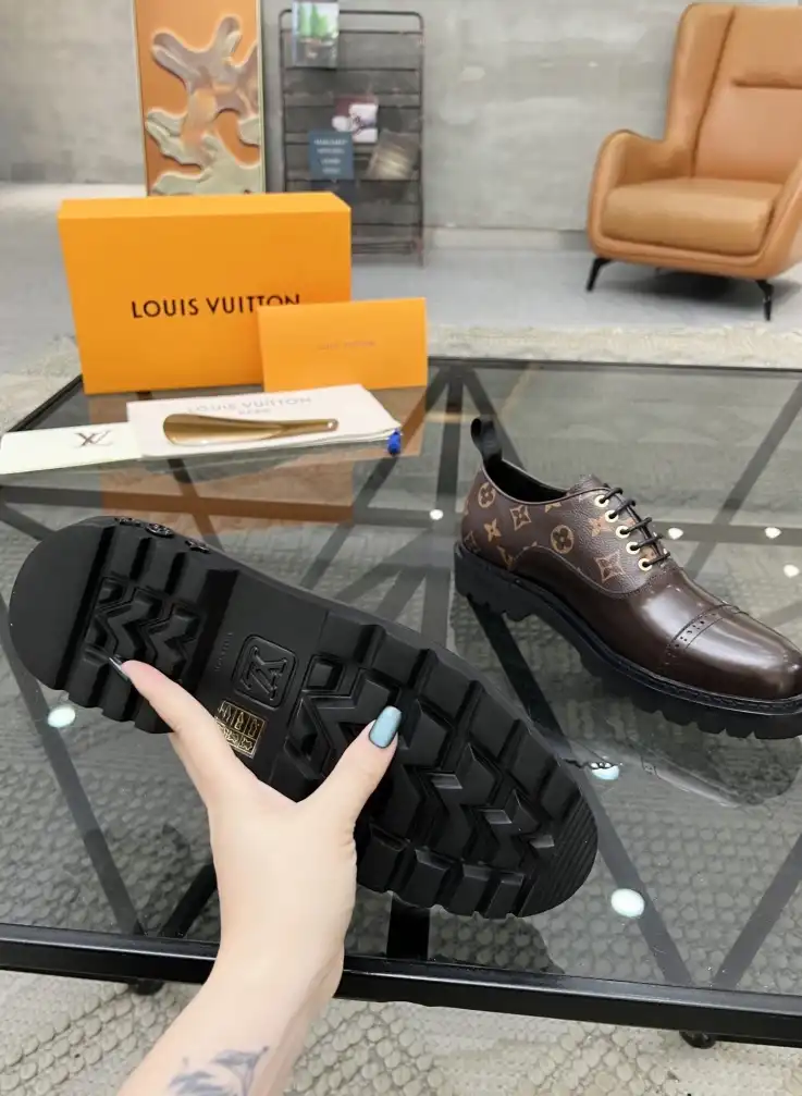 hype LV Leather Shoes