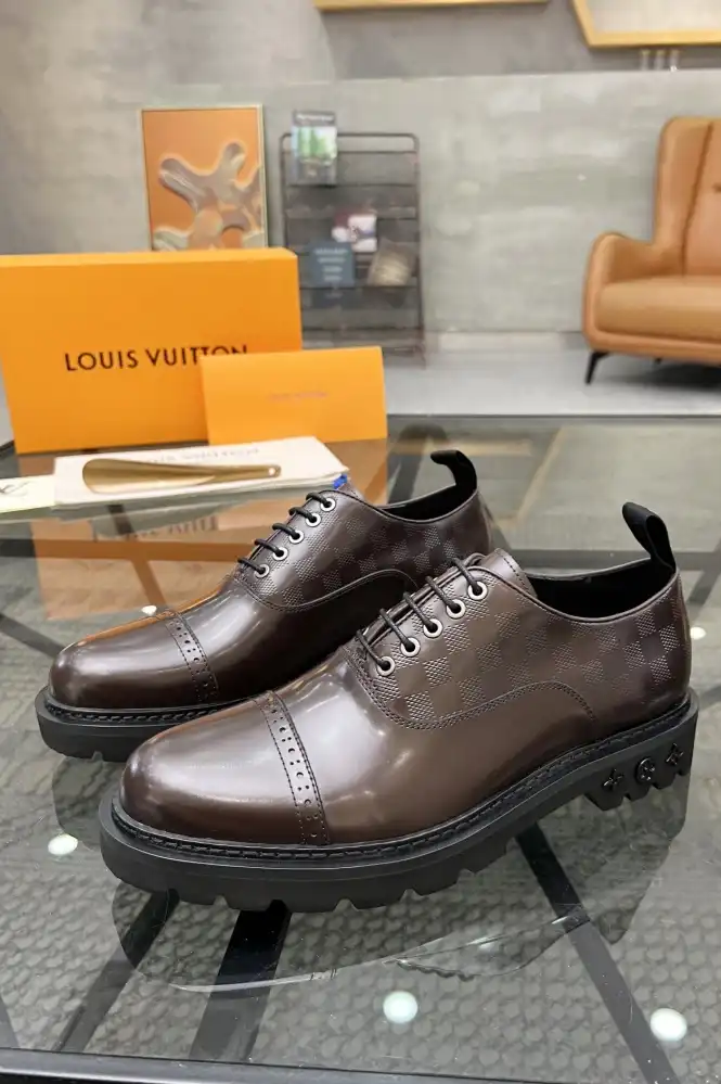 hype LV Leather Shoes