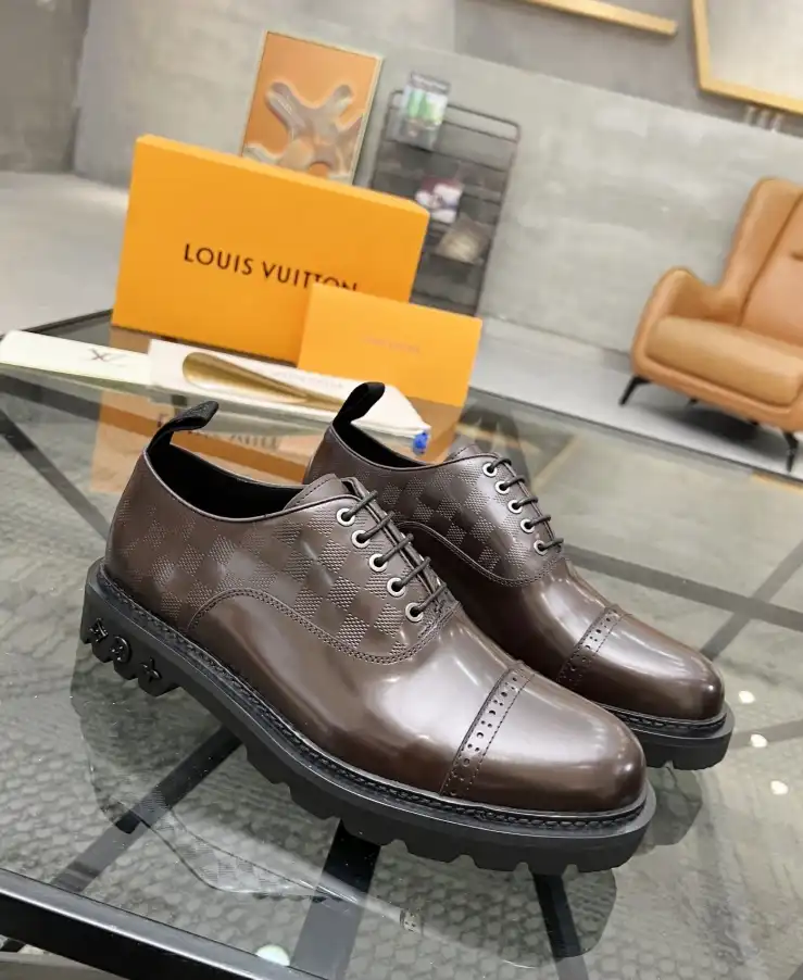 hype LV Leather Shoes