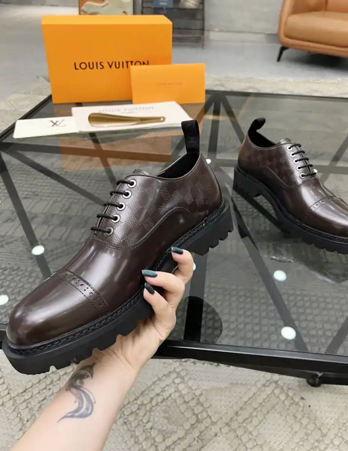 hype LV Leather Shoes