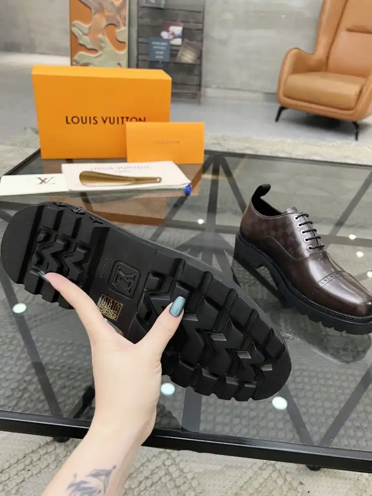 hype LV Leather Shoes