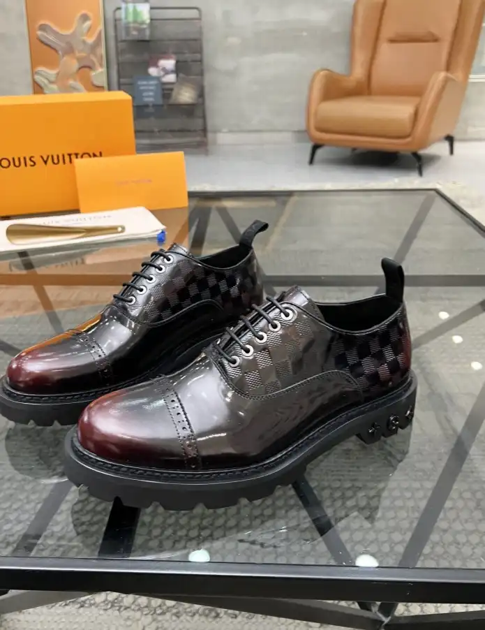 hype LV Leather Shoes