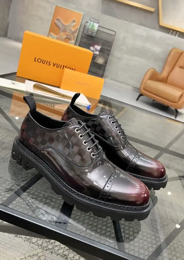 hype LV Leather Shoes