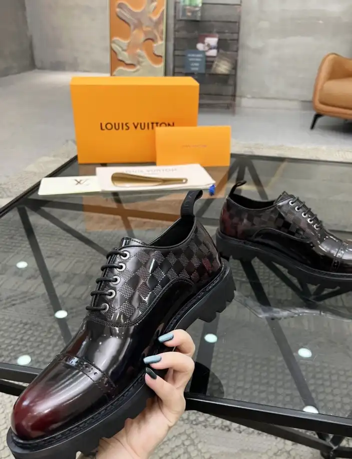 hype LV Leather Shoes