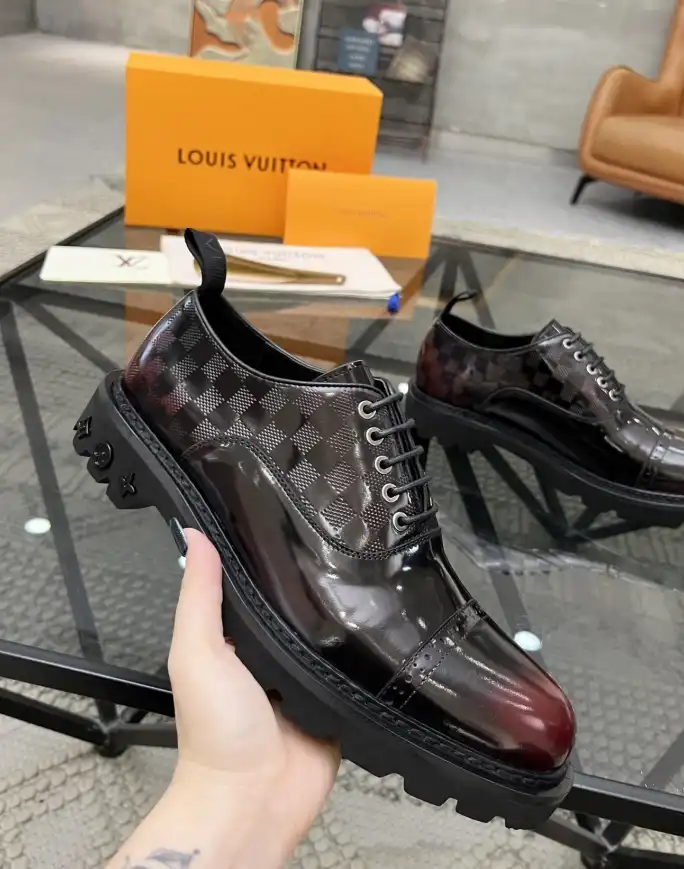 hype LV Leather Shoes