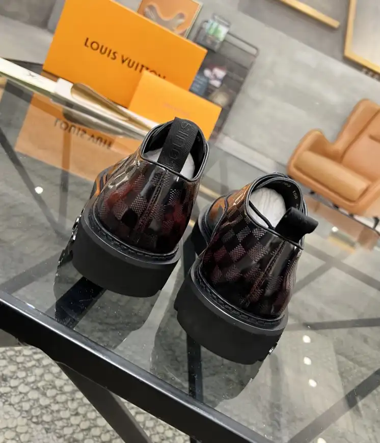 hype LV Leather Shoes