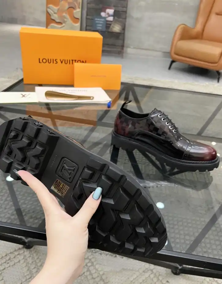 hype LV Leather Shoes